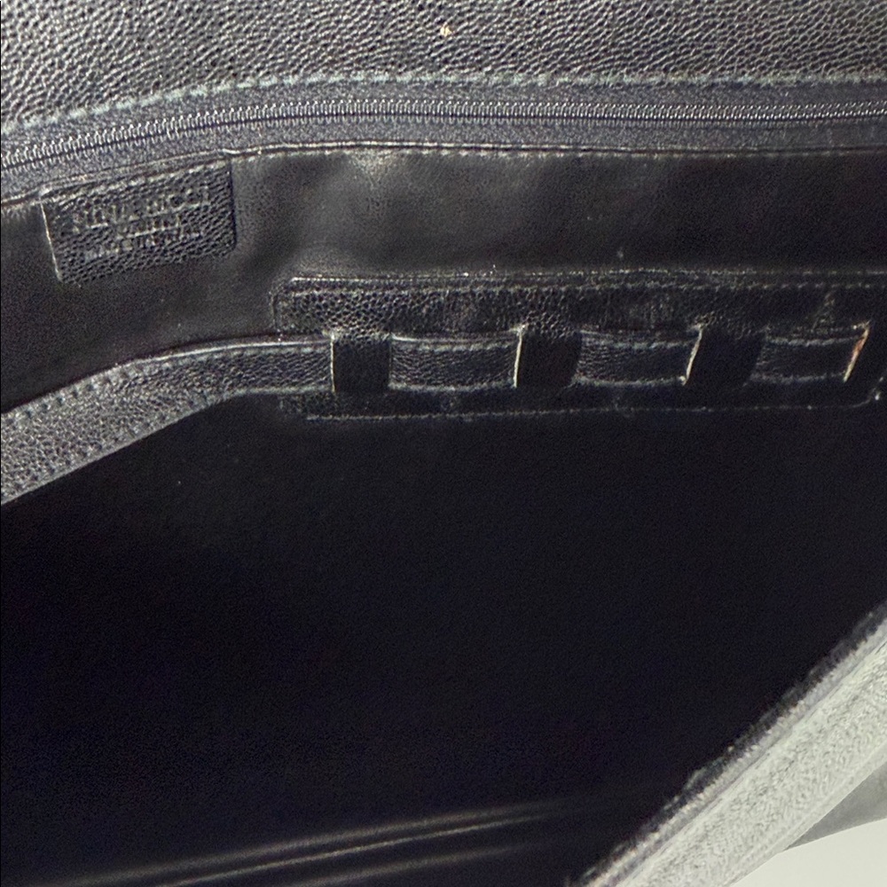 Nina Ricci Black Leather Envelope Bag - Picture 8 of 9
